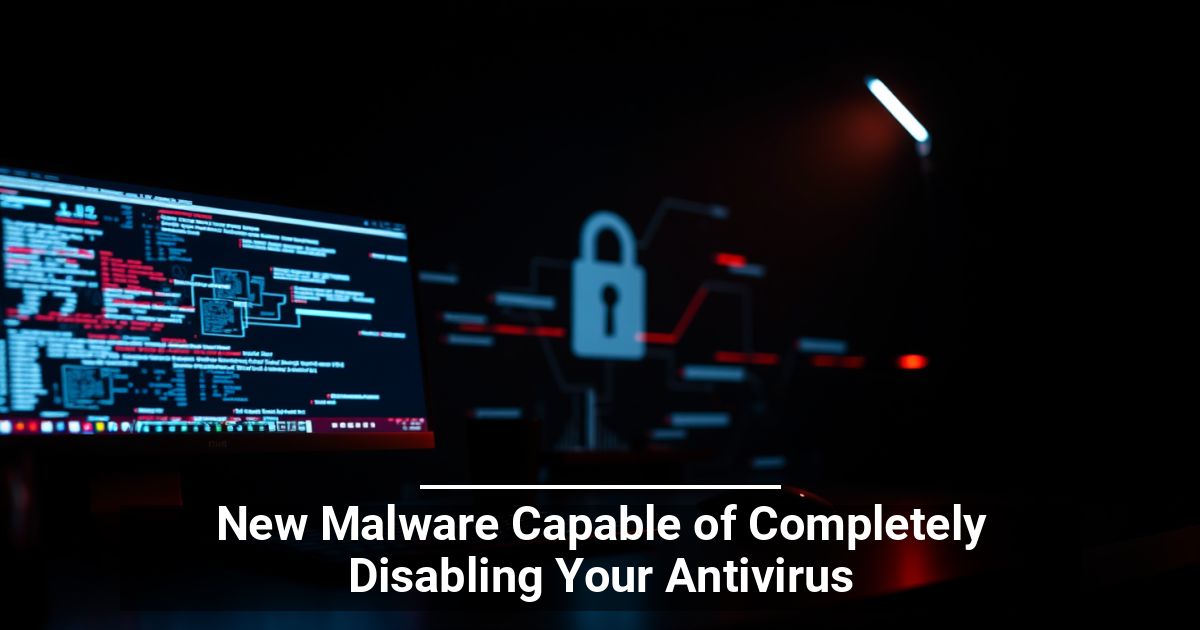 New Malware Capable of Completely Disabling Your Antivirus