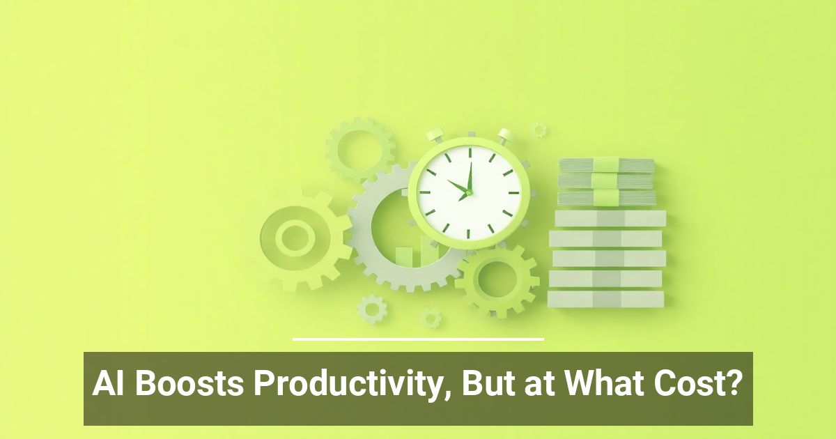 AI Boosts Productivity, But at What Cost?